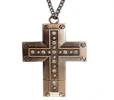 Brass Cross Jesus
